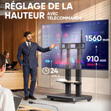 Support mobile motorisé pour TV ou panneaux interactifs 50"–120", max. 125 kg, noir TS2811E