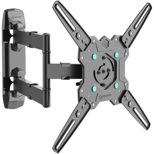 M4R Support mural articulé complet pour 32"-65", charge max. 41 kg, Noir