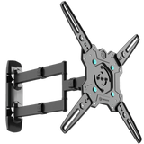 M4R Support mural articulé complet pour 32"-65", charge max. 41 kg, Noir