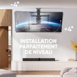 Support plafond motorisé pour TV 50"–75", max. 40 kg, noir N3LE-B