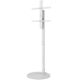 TV stand with base lighting TV 18"-45", 20 kg VESA 400x400 TS1030 white