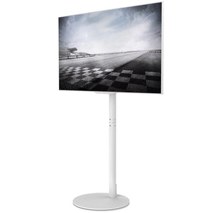 TV stand with base lighting TV 18"-45", 20 kg VESA 400x400 TS1030 white
