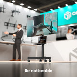 Support TV mobile 26"-55", max. 40 kg, inclinable, noir TS1131