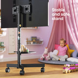 Support TV mobile 26"-55", max. 40 kg, inclinable, noir TS1131