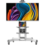 TS1552 WHT Support TV sur pied à roulettes pour des téléviseurs de 40 à 70 pouces Blanc