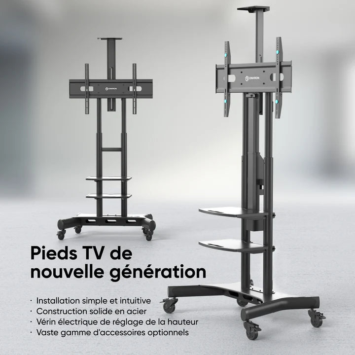 TS1881 eLift, Support à roulettes pour des écrans de 50" à 86", 90 kg max