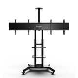 TS1881DV-B Support tv double mobile 40"-65", max. 105,9 kg, Noir TS1881DV