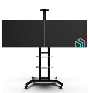 TS1881DV-B Support tv double mobile 40"-65", max. 105,9 kg, Noir TS1881DV