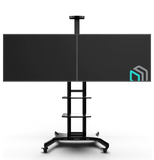 TS1881DV-B Support tv double mobile 40"-65", max. 105,9 kg, Noir TS1881DV