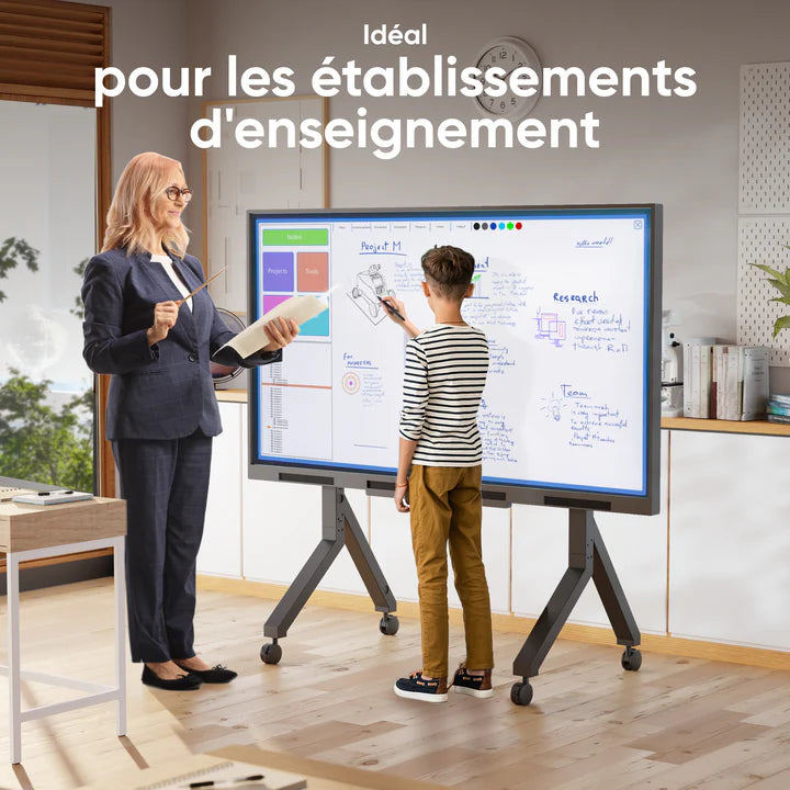 TS2081 Support Mobile pour Télévision 70"-110", max 125 kg, Noir