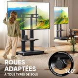 Support mobile motorisé pour TV ou panneaux interactifs 50"–120", max. 125 kg, noir TS2811E