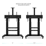 TS2811P Support TV sur pied à roulettes pour des téléviseurs de 60 à 100 pouces Noir
