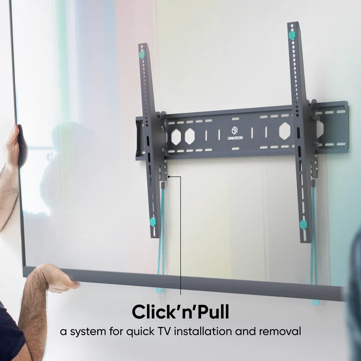 Support inclinable pour téléviseur ou tableaux interactifs 60"-110" max. 265 lb, noir UT12