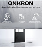 Support motorisé ONKRON pour écrans de 55 à 100 pouces, noir FPRO2L-40-B