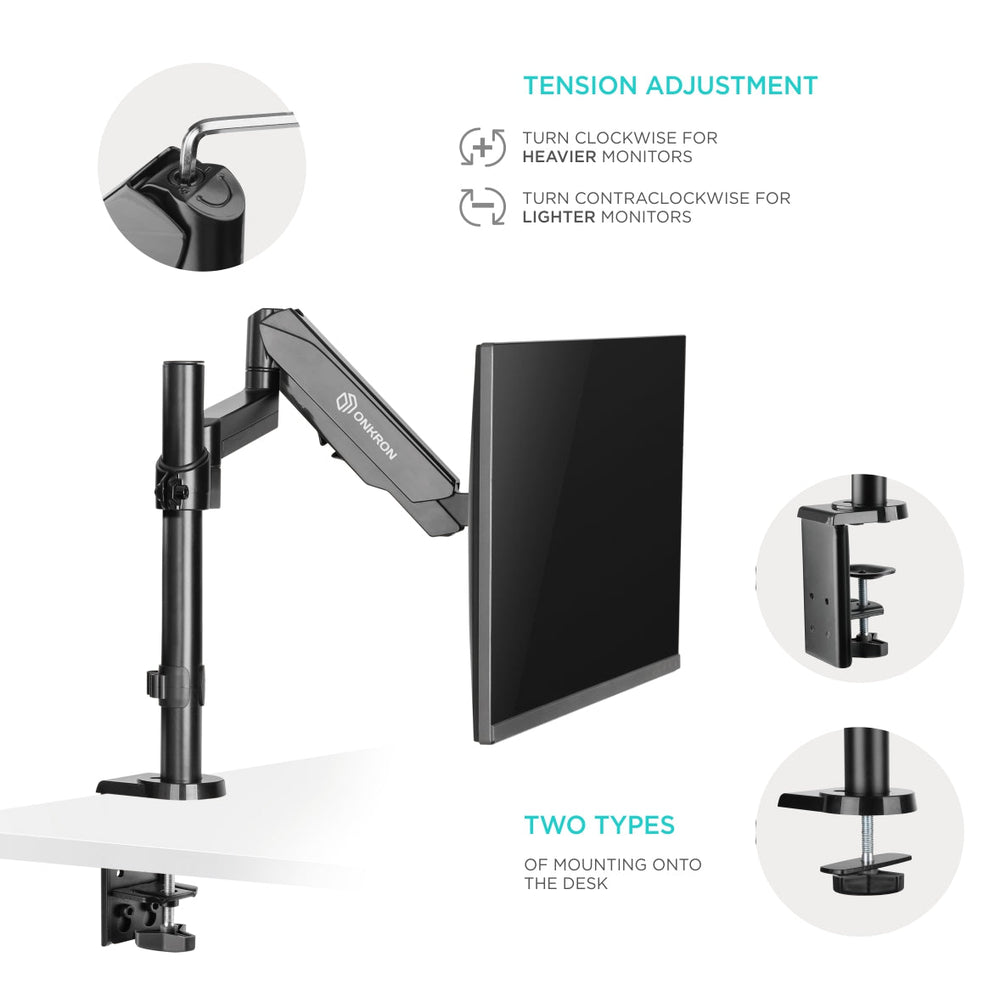 G70 Support de bureau pour écran LCD - LED de 13 à 34 pouces