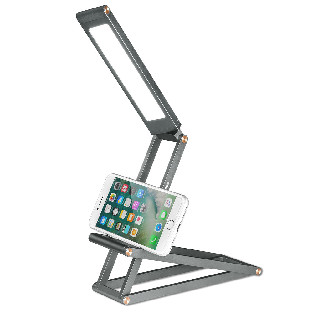 Lampe support pour smartphone ou tablette